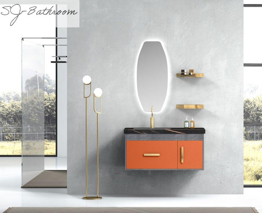 China factory high quality modern design bathroom cabinet vanity furniture SJ-2036