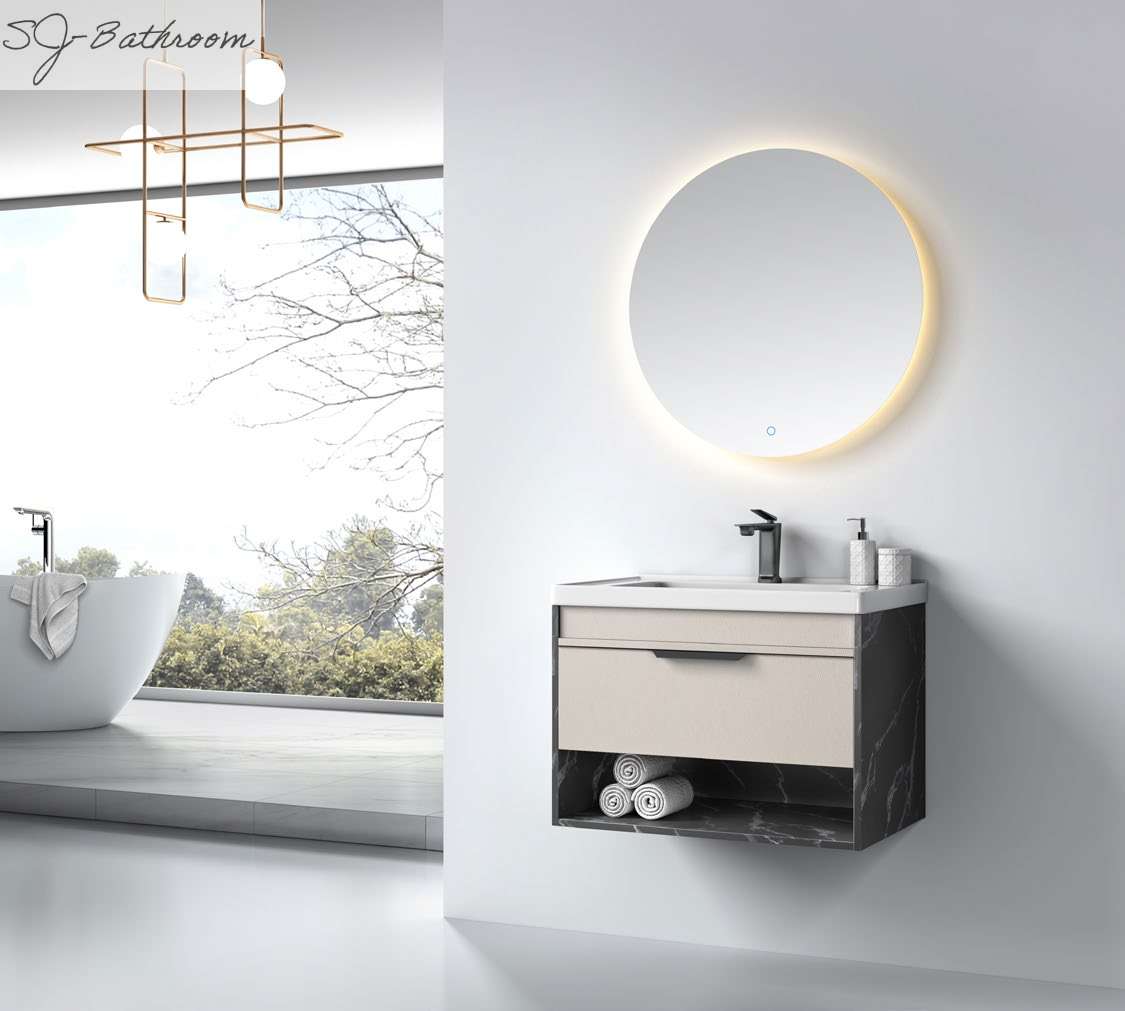 SJ-NPD7 smart modern bathroom cabinet design hot selling in Europe